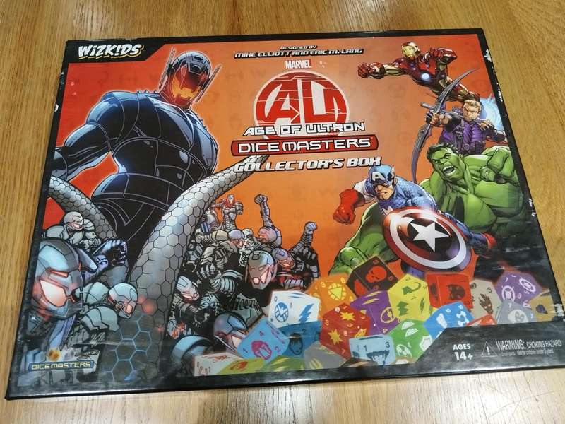 Dice Masters Marvel Age of Ultron, starter box with boosters (incomplete)