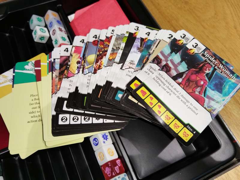 Dice Masters Marvel Age of Ultron, starter box with boosters (incomplete)