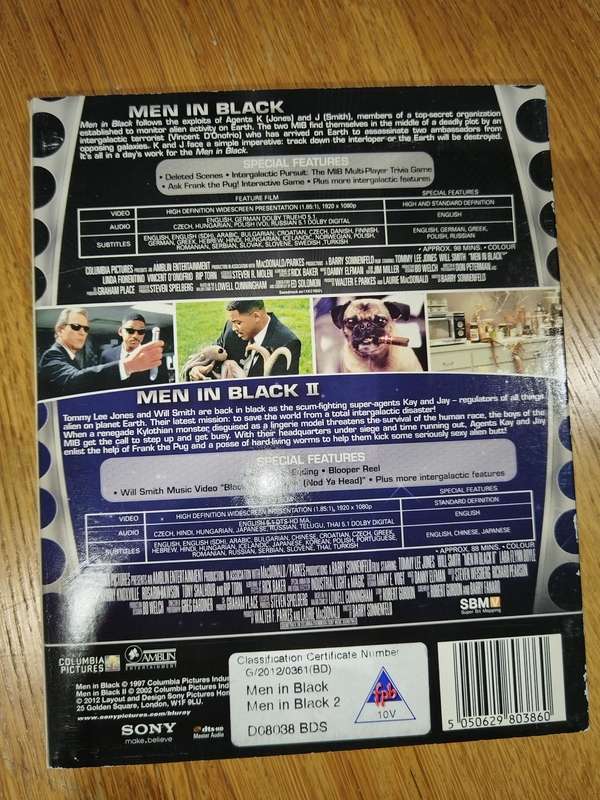 MIB I & II (Blu-ray box set)