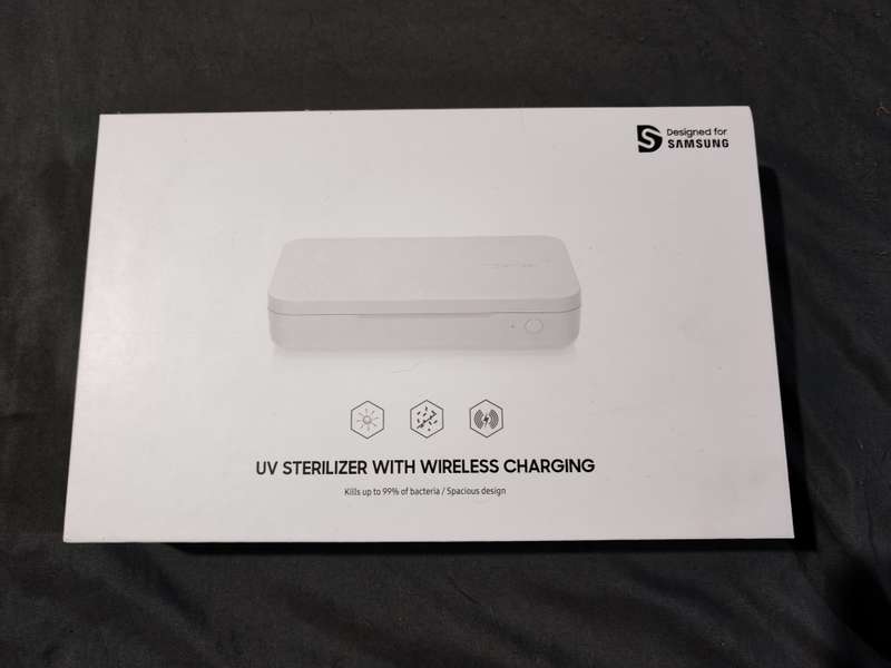 Samsung UV sterilizer with wireless charger