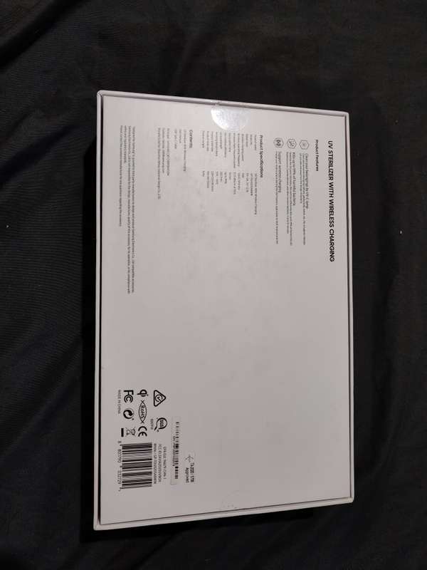 Samsung UV sterilizer with wireless charger