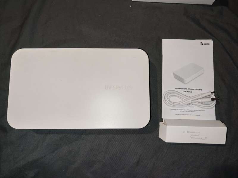 Samsung UV sterilizer with wireless charger