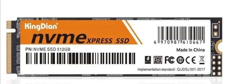KingDian 512 GB nvme m.2 express SSD