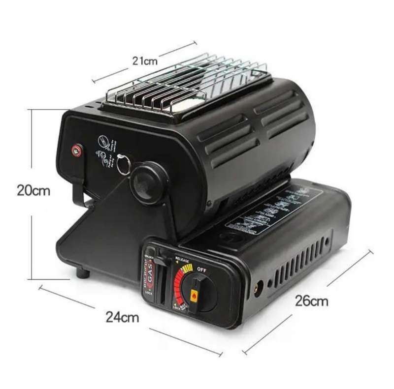 2 IN 1 Portable gas heater & stove