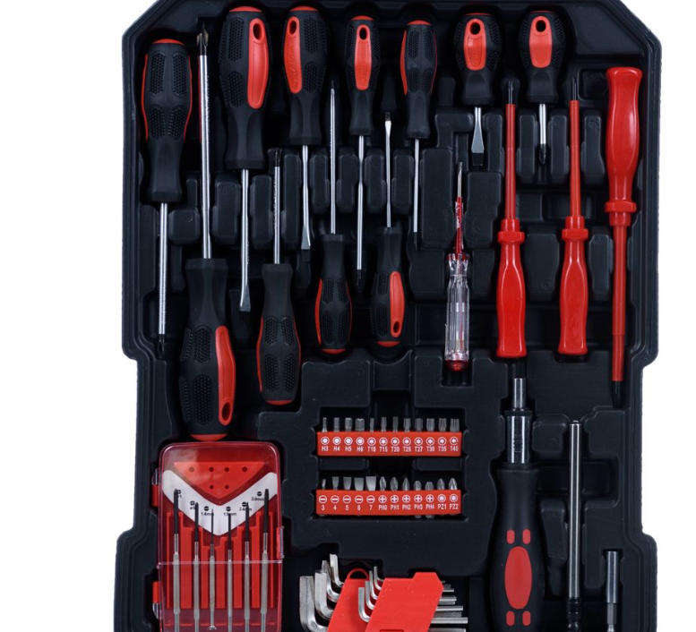 187 Piece Chrome Vanadium Professional Toolset - In Solid Carry Case