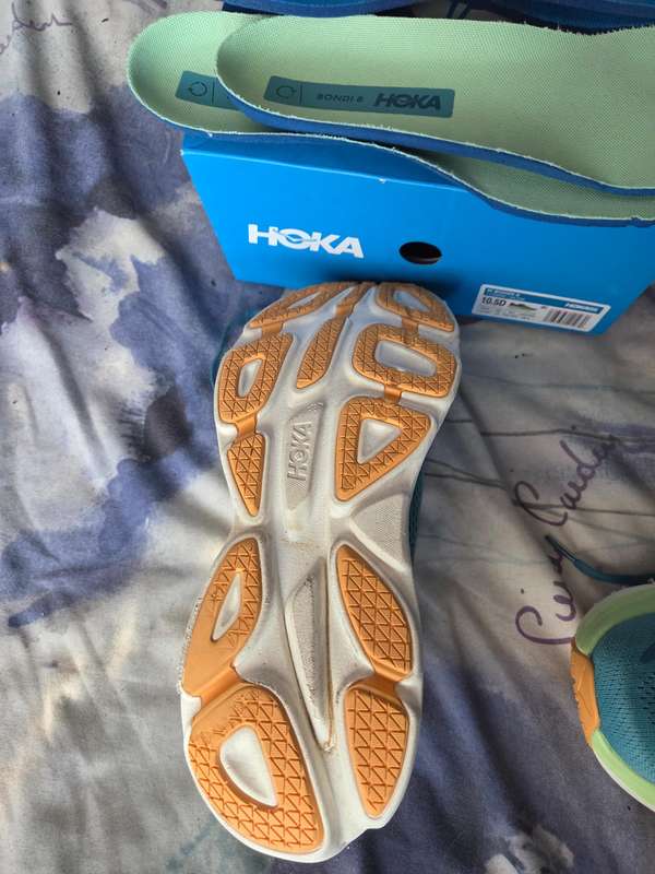 Hoka Bondi 8 Mens Uk Size 10  Road Running Shoes