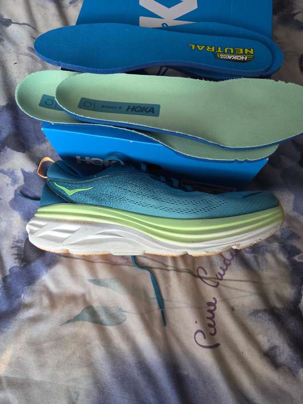 Hoka Bondi 8 Mens Uk Size 10  Road Running Shoes