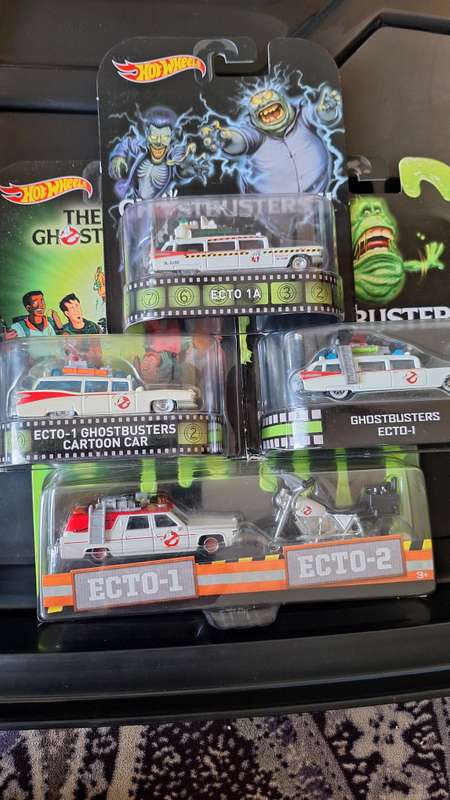 Hotwheels Retro Entertainment Lot of 5 Cars - Ghostbusters