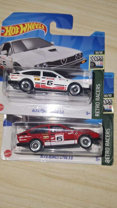 Hot Wheels - Lot of 2 Cars - Alfa GTV6