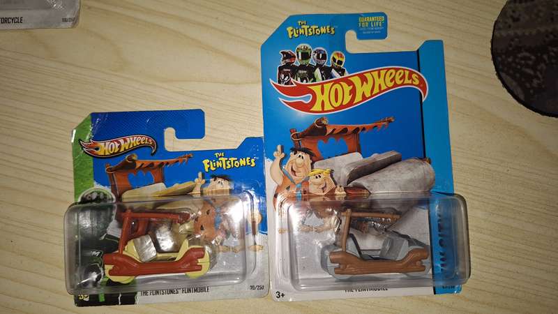 Hot Wheels - Flintmobile - Lot of 2