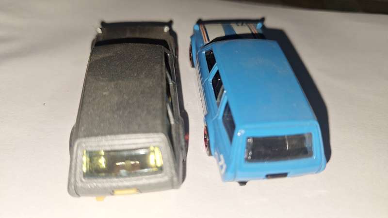 Hot Wheels Mazda - Datsun Bluebird Wagon  Loose lot of 2- Blue and Silver