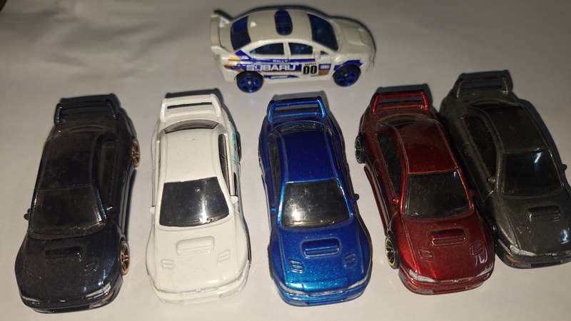 Hot Wheels - Lot of 6 Subarus -Loose