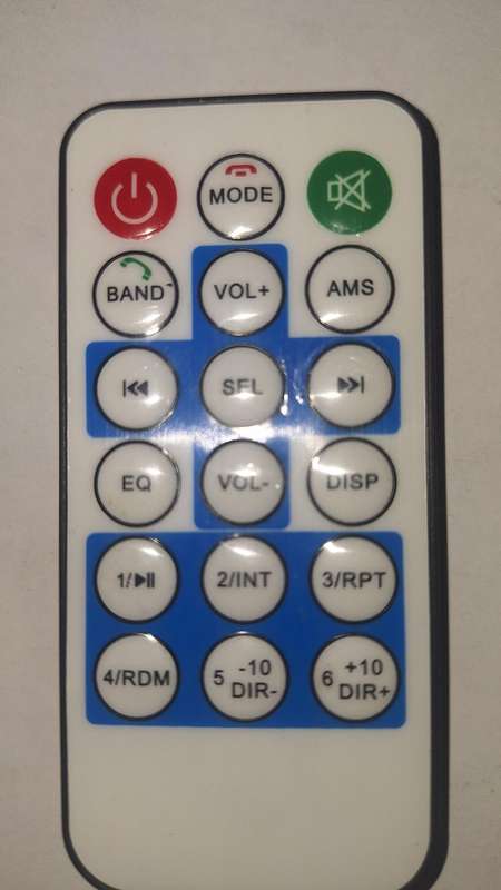 Remote for XTC Head Unit