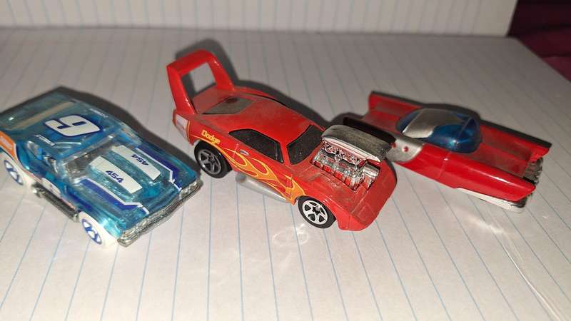 Hot Wheels Tooned - Lot of 3 - Chevelle, Dodge Daytona & Dream Mobile