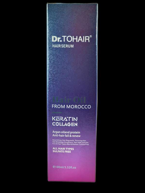 Dr To Hair Hair Oil from Morocco (Keratin and Collagen Hair Serum)