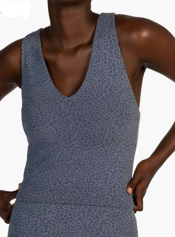 Edition Charcoal Print Longline Crop