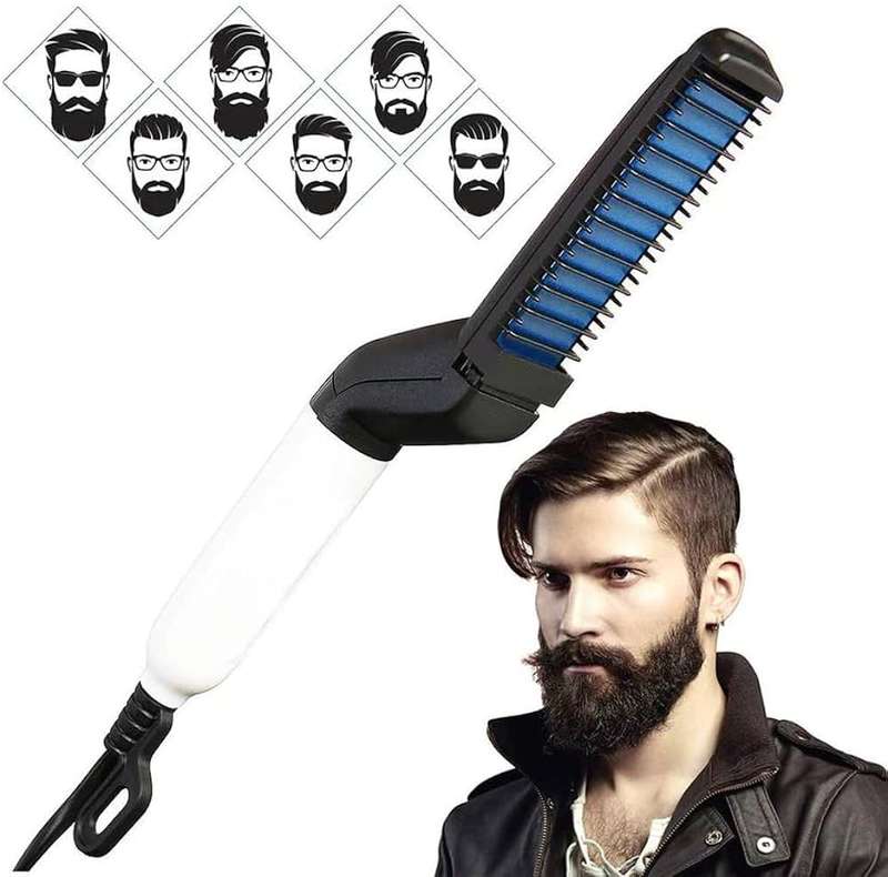 Men's Hair and Beard Straightener Comb