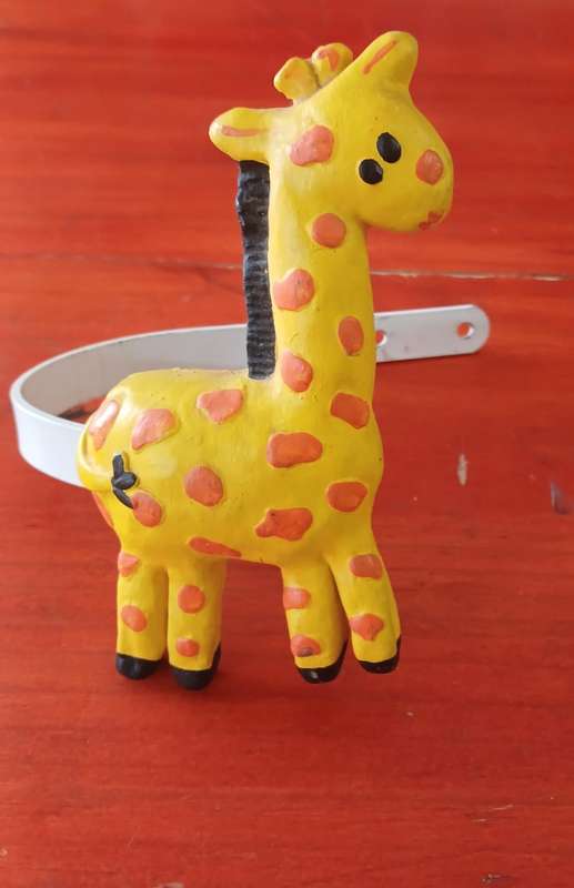 Cute curtain holders set - Giraffe and Lion