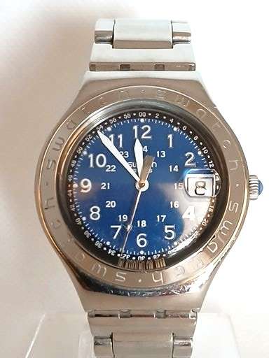 Swatch 'Happy Joe Blue' men's dress watch