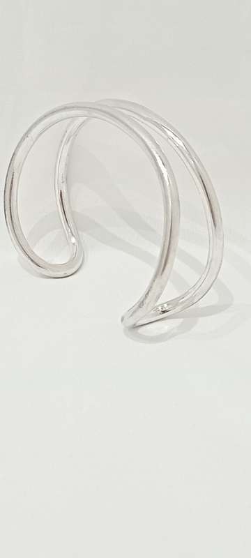 Tiffany & Co sterling silver open cuff bangle