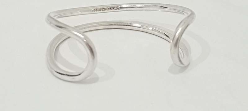 Tiffany & Co sterling silver open cuff bangle