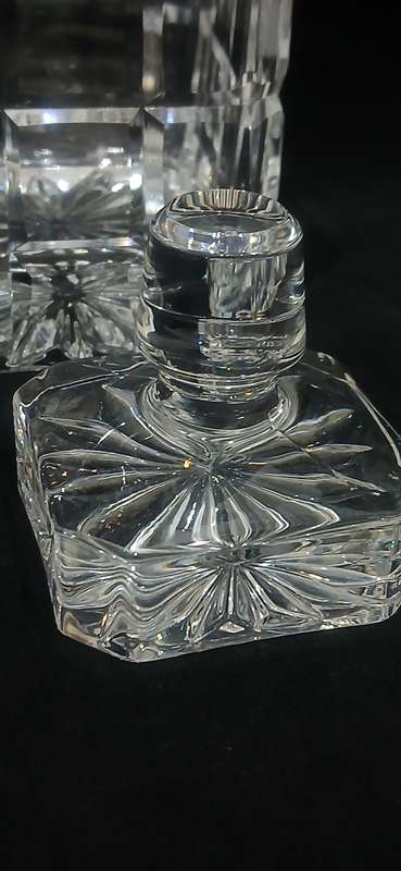 Vintage Somerset crystal whiskey decanter