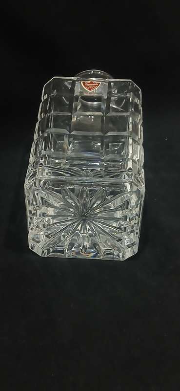 Vintage Somerset crystal whiskey decanter