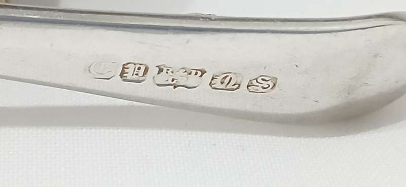 Vintage R&D LD silver plate baby feeding cutlery set