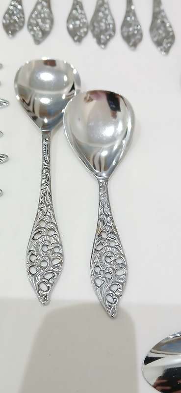 Vintage Elwezetta chrome plate cutlery set