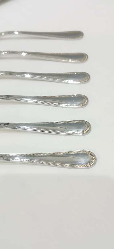 Vintage Eetrite 'Avon' stainless steel cake fork set