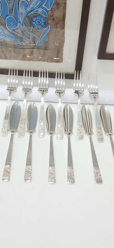 Vintage Rodd Berkeley fish cutlery