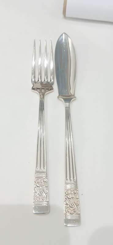 Vintage Rodd Berkeley fish cutlery