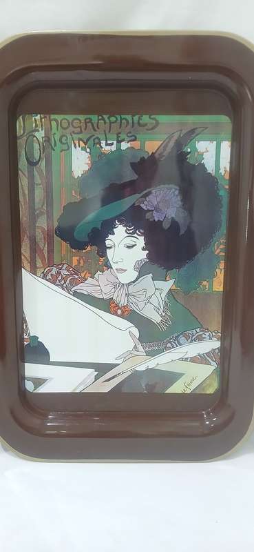 Vintage metal trays