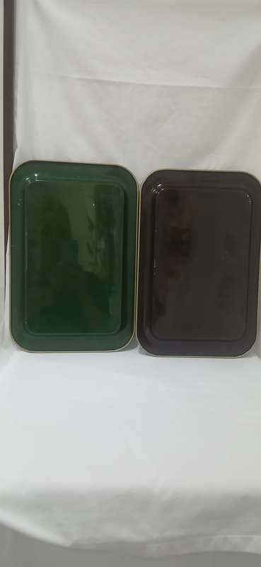 Vintage metal trays