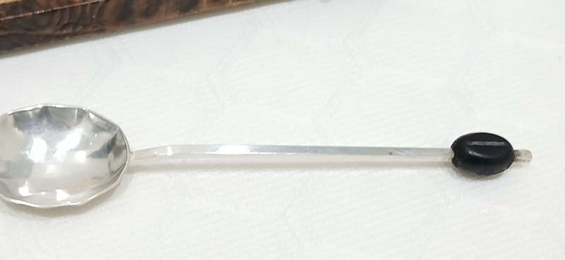 Vintage EPNS coffee bean spoons