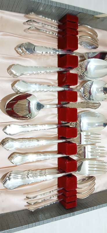 1960s Viners 56 piece silver plate cutlery set