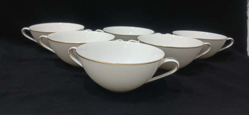 Vintage Noritake 'Caprice' soup bowls