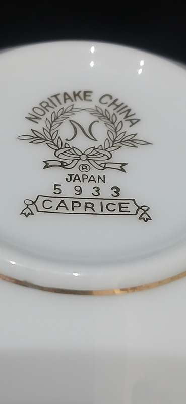 Vintage Noritake 'Caprice' soup bowls