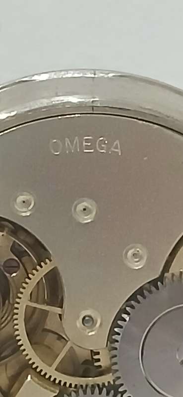 1910 Omega Railroad open face pocket watch