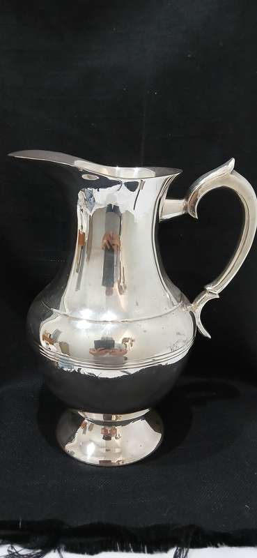 Vintage silver plate water pitcher