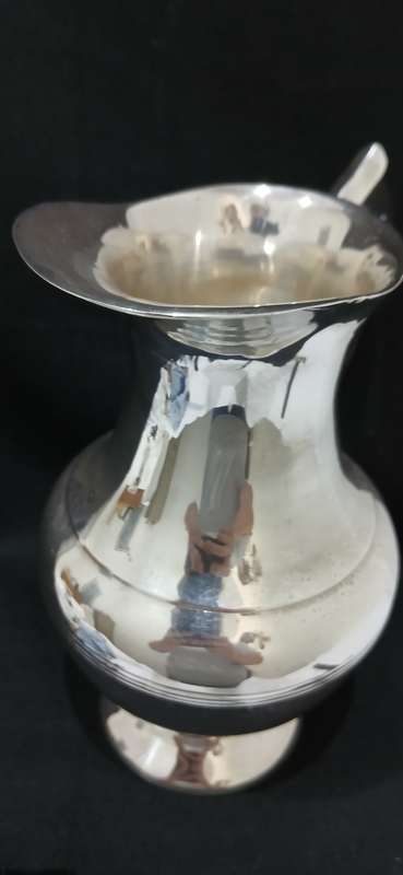 Vintage silver plate water pitcher