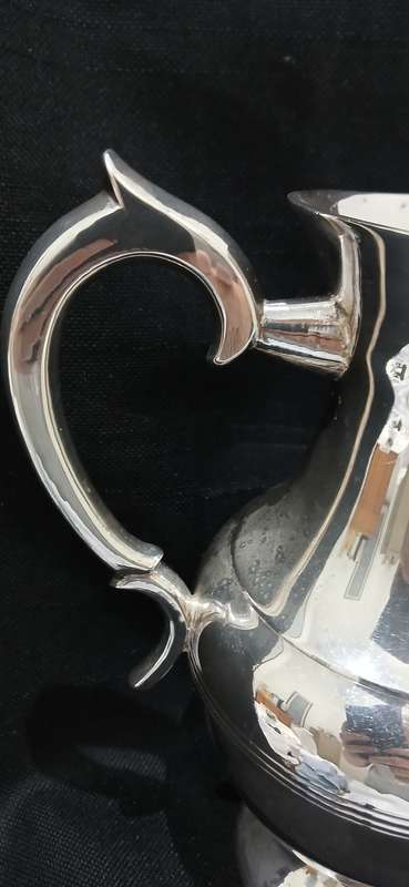 Vintage silver plate water pitcher