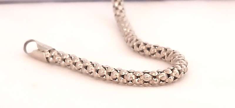 Sterling silver 'Popcorn' bracelet
