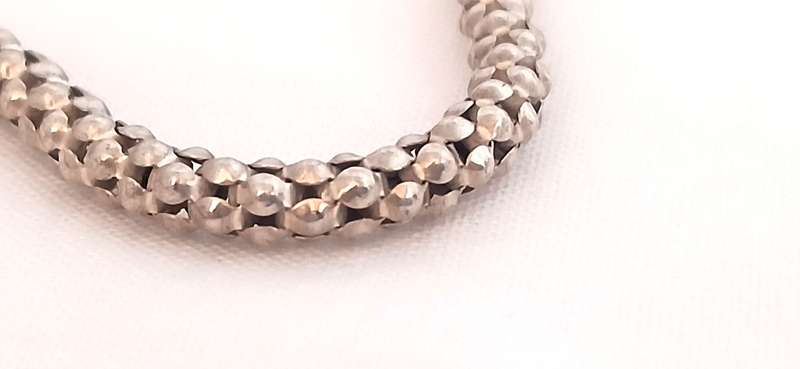 Sterling silver 'Popcorn' bracelet