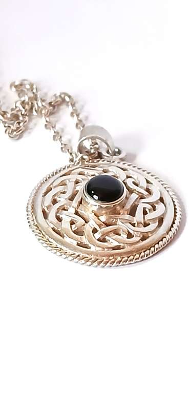 Sterling silver Celtic Knot pendant on chain