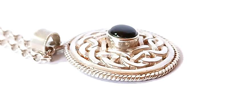 Sterling silver Celtic Knot pendant on chain