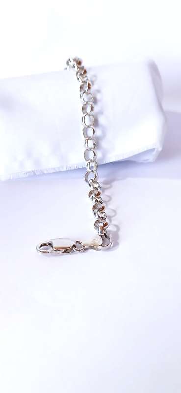 Sterling silver belcher bracelet