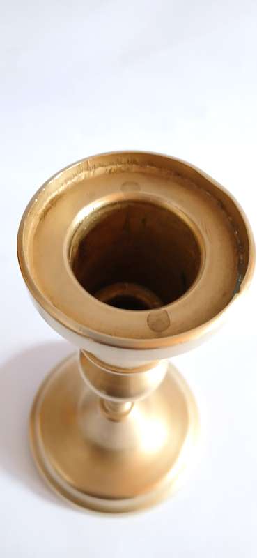 Vintage brass candle holder