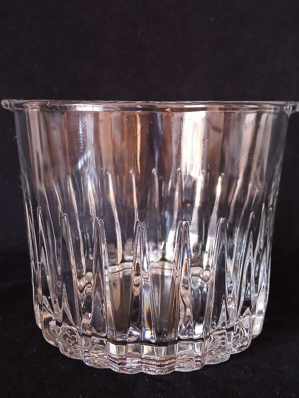Vintage Crisa crystal ice bucket