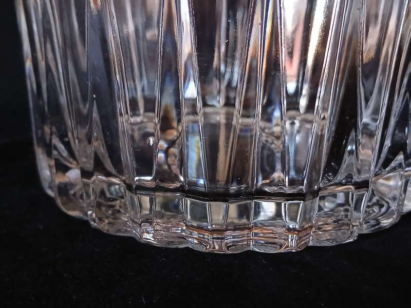 Vintage Crisa crystal ice bucket